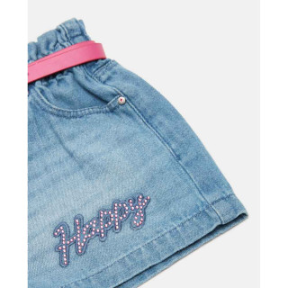 BLUKIDS SORC SHORT DENIM FADED DENIM