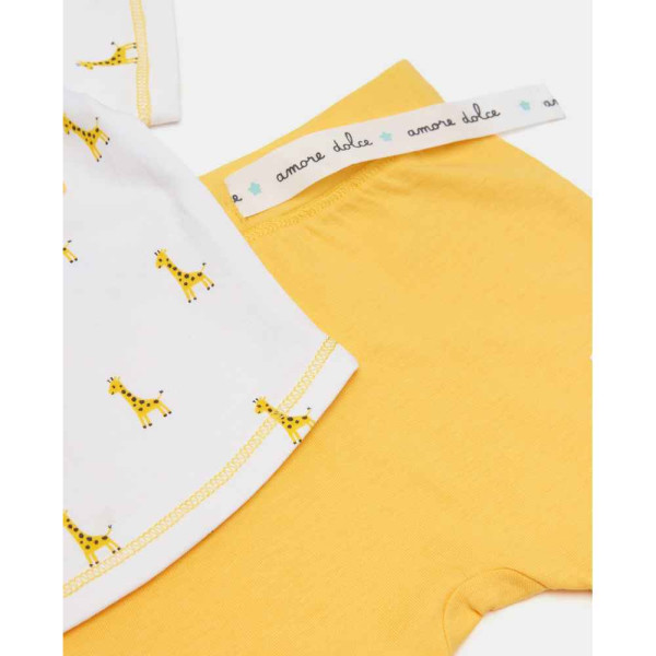 BLUKIDS SET SET BOY ALLOVER GIRAFFE MINION YELLO