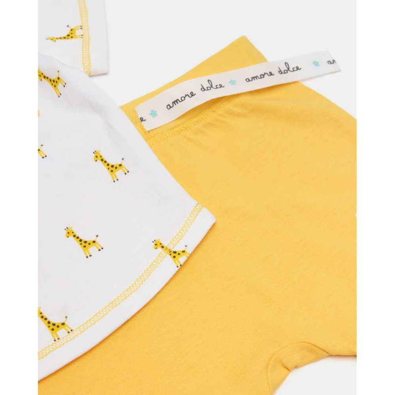 BLUKIDS SET SET BOY ALLOVER GIRAFFE MINION YELLO