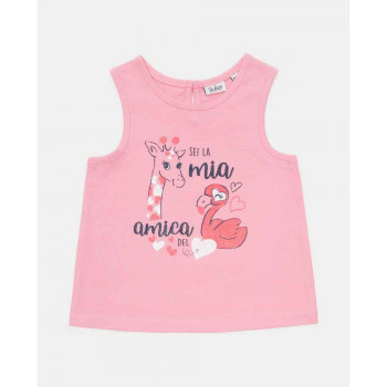 BLUKIDS MAJICA BEZ RUKAVA SINGLET PRISM PINK 