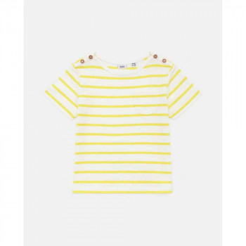BLUKIDS MAJICA KRATAK RUKAV TSHIRT STRIPES GIA RIGA BCO 
