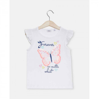 BLUKIDS MAJICA KRATAK RUKAV T-SHIRT S/S BRIGHT WHITE 