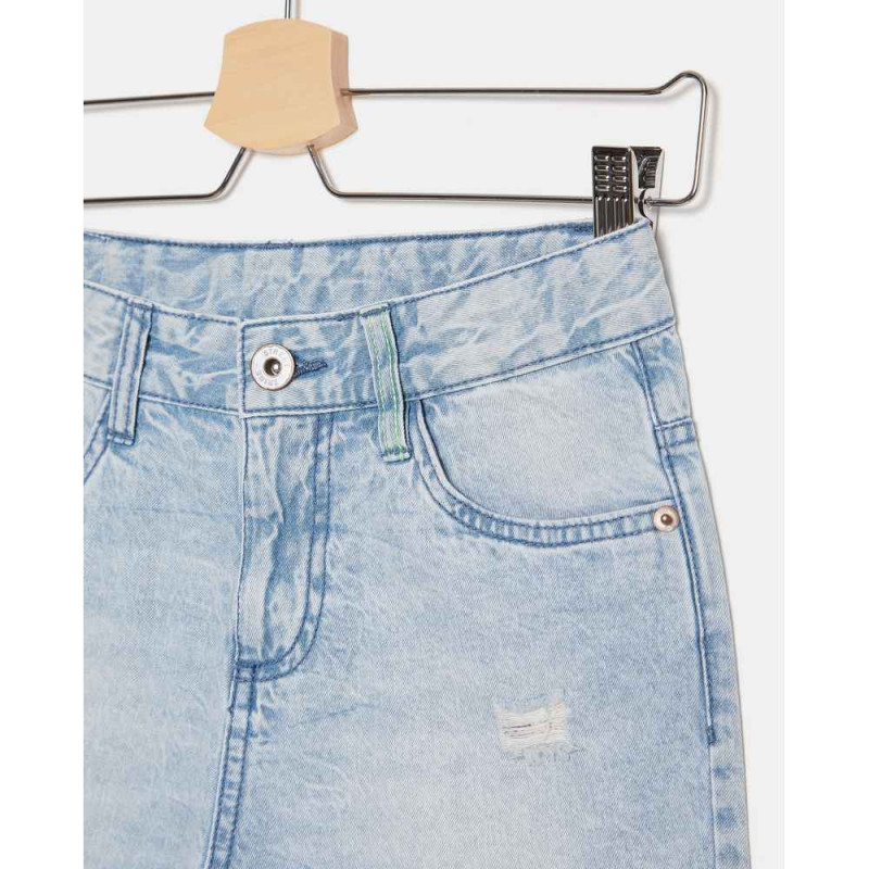 BLUKIDS SORC SHORTS TROPICAL LIGHT DENIM