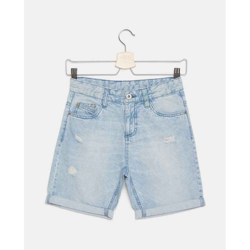 BLUKIDS SORC SHORTS TROPICAL LIGHT DENIM