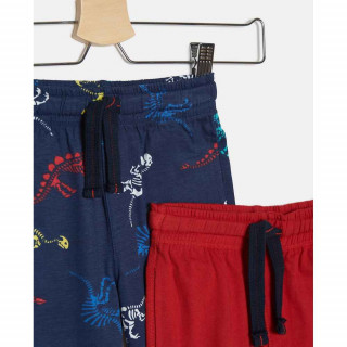 BLUKIDS SORC SHORT BI-PACK SMARTBLUEAOP/RUDRED