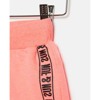 BLUKIDS SORC SHORTS SOLID FUSION CORAL FLUO
