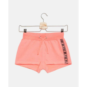 BLUKIDS SORC SHORTS SOLID FUSION CORAL FLUO 