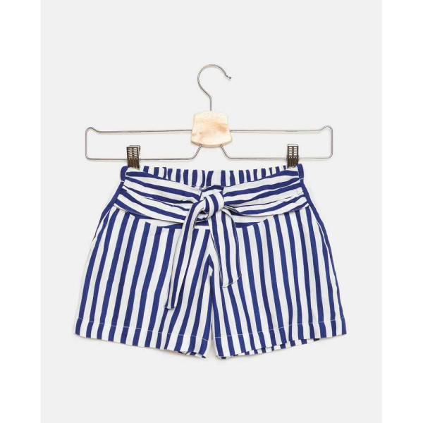 BLUKIDS SORC SHORTS STRIPES WHITE/BLUE
