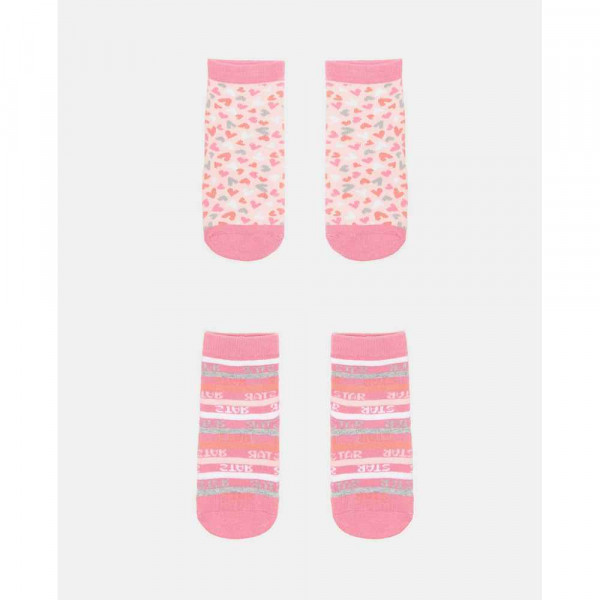 BLUKIDS CARAPE ANTISLIP SHORT SOCKS GIRLMULTICOLOUR