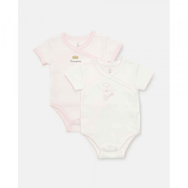 BLUKIDS BODI DUG RUKAV 2PK BODY MM GIRL CRADLE PINK 