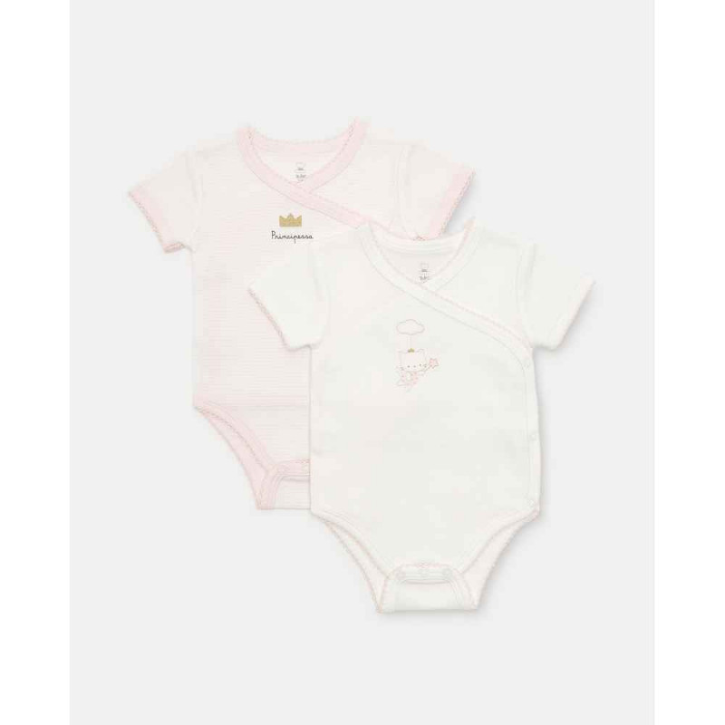 BLUKIDS BODI DUG RUKAV 2PK BODY MM GIRL CRADLE PINK 