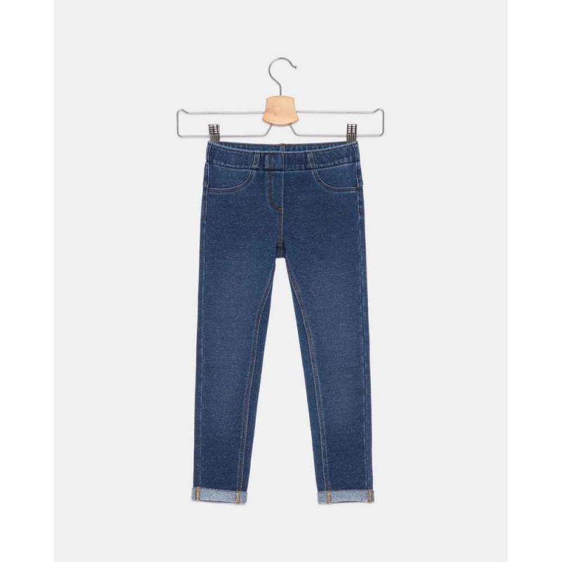 BLUKIDS HELANKE TREGGINGS LUREX MEDIUM BLUE