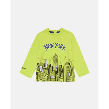 BLUKIDS MAJICA DUG RUKAV TSHIRT LIME PUNCH 