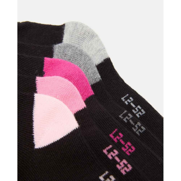 BLUKIDS CARAPE PK 5 ANKLE SOLID BLACK BLACK BEAN