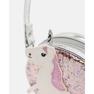 BLUKIDS TORBA BAG UNICORN GLITTER PINK CHAMPAGNE