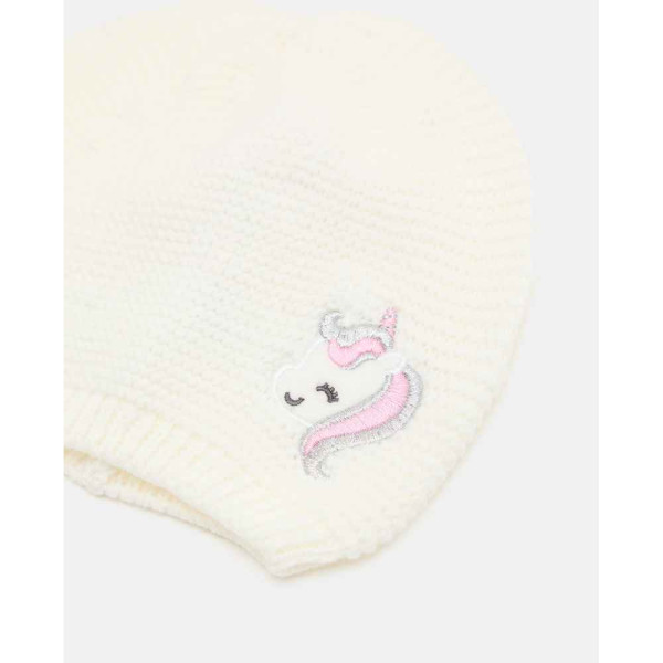 BLUKIDS KAPA HAT TRICOT BLANC DE BLANC