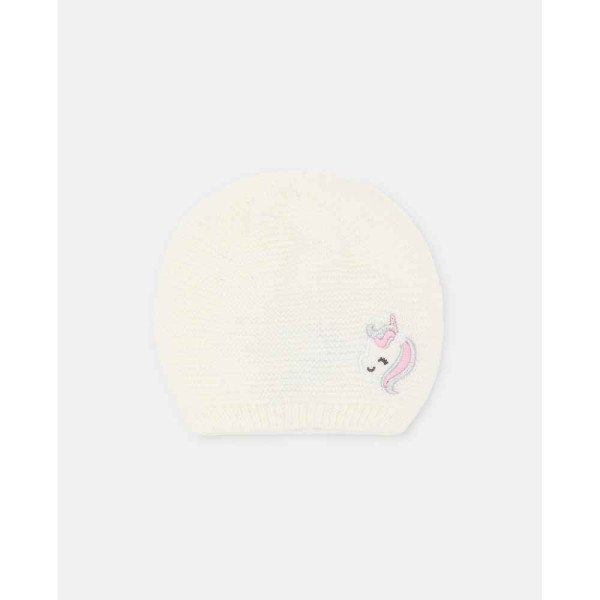 BLUKIDS KAPA HAT TRICOT BLANC DE BLANC