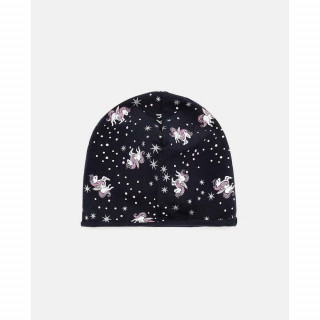 BLUKIDS KAPA HAT ALLOVER UNICORNI DARK SAPPHIRE