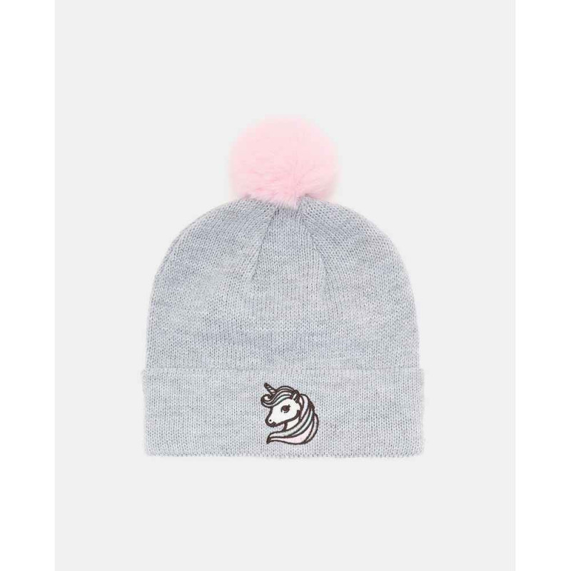 BLUKIDS KAPA HAT TRICOT UNICOR EMBRO GREY MELANGE