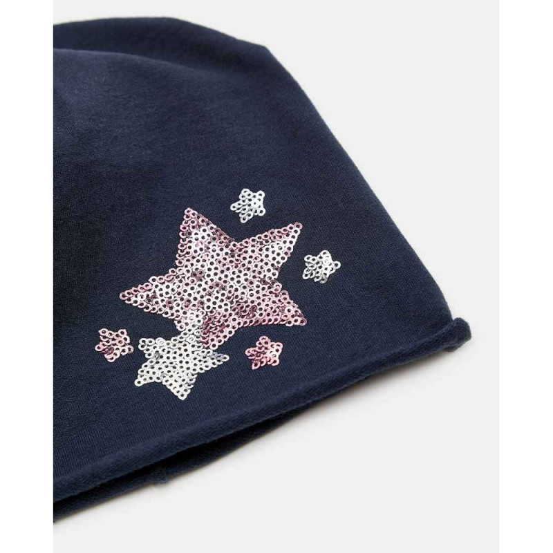 BLUKIDS KAPA HAT JERSEY STARS SEQUINS DARK SAPPHIRE