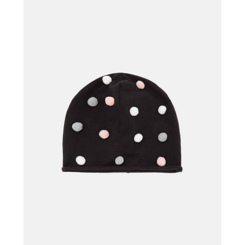 BLUKIDS KAPA HAT JERSEY PONPON ANTHRACITE