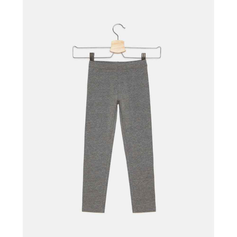 BLUKIDS HELANKE LEGGINGS SOLID MEDIUM GREY MELANGE 