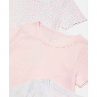 BLUKIDS MAJICA KRATAK RUKAV PK 3 T-SHIRTS 2/8 WHITE/PINK