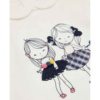 BLUKIDS MAJICA DUG RUKAV TSHIRT CLOUD DANCER
