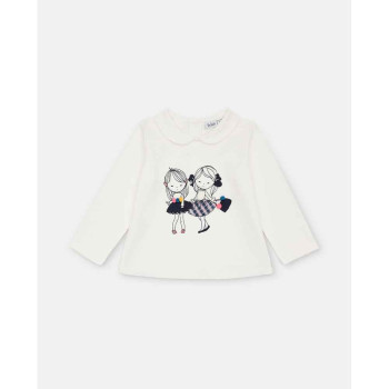 BLUKIDS MAJICA DUG RUKAV TSHIRT CLOUD DANCER 