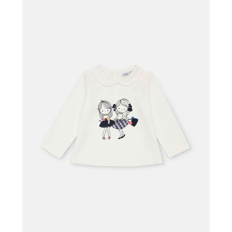 BLUKIDS MAJICA DUG RUKAV TSHIRT CLOUD DANCER