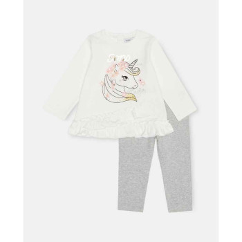 BLUKIDS TRENERKA KOMPLET JOGGING SET CLOUD DANCER 