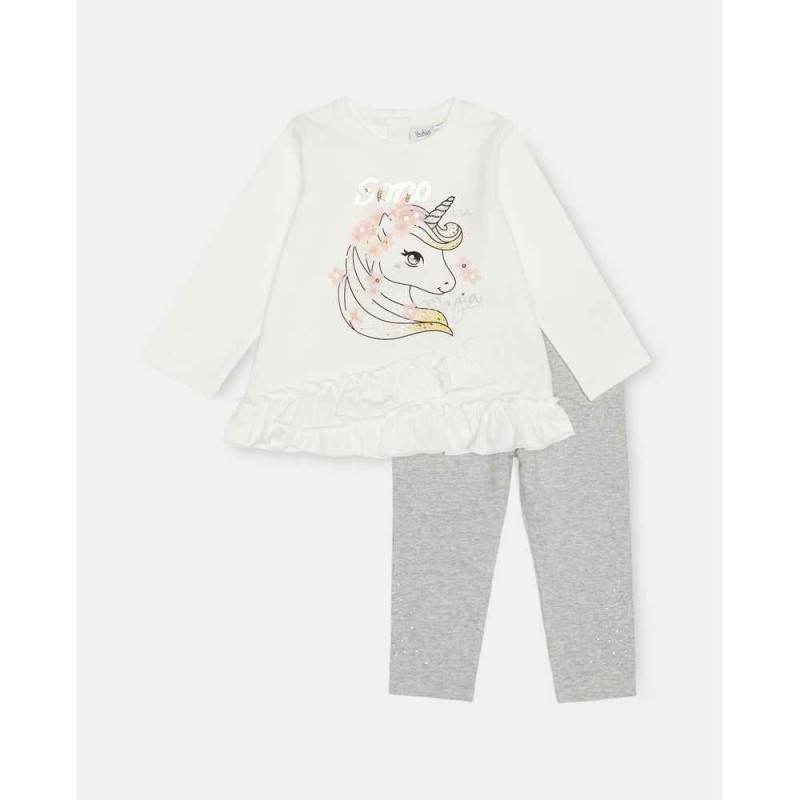 BLUKIDS TRENERKA KOMPLET JOGGING SET CLOUD DANCER