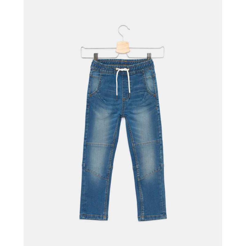 BLUKIDS FARMERKE JOGGER DENIM NAVY PEONY