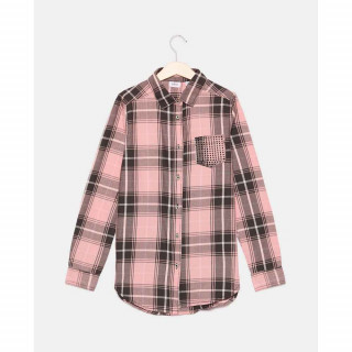 BLUKIDS KOSULJA SHIRT PINK CHECK 