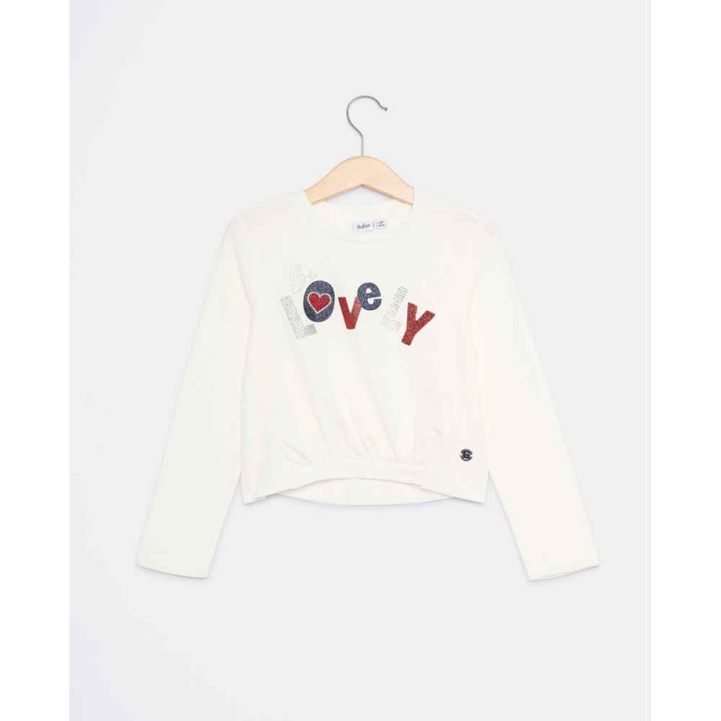BLUKIDS MAJICA DUG RUKAV T-SHIRT L/S SNOW WHITE