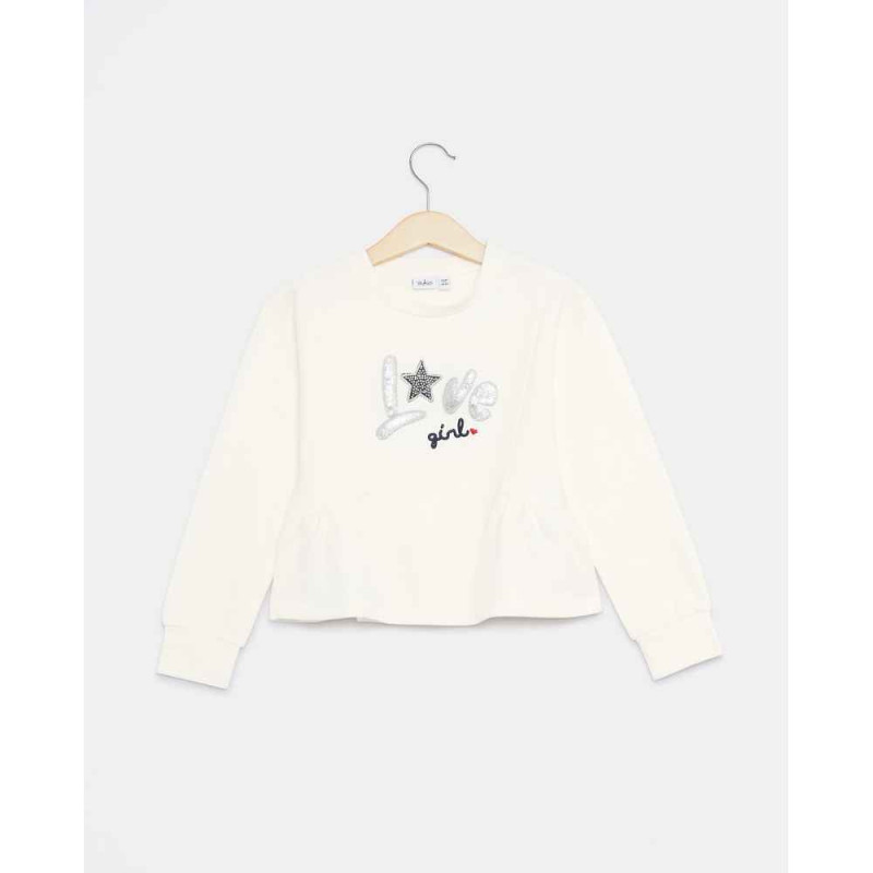 BLUKIDS DUKSERICA SWEATER SNOW WHITE