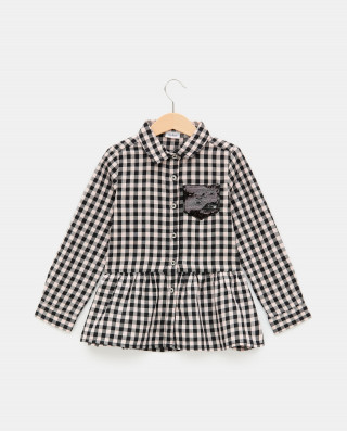 BLUKIDS KOSULJA SHIRT PINK CHECK 