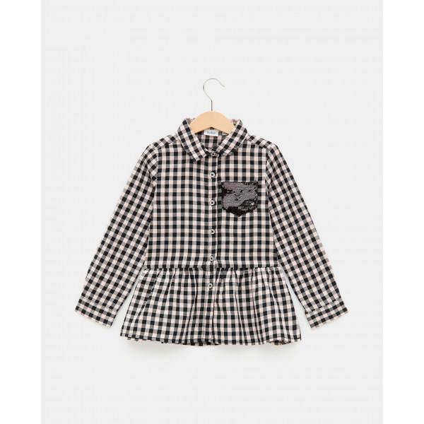 BLUKIDS KOSULJA SHIRT PINK CHECK