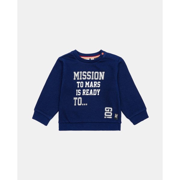 BLUKIDS DUKSERICA SWEATSHIRT NAUTICAL BLUE
