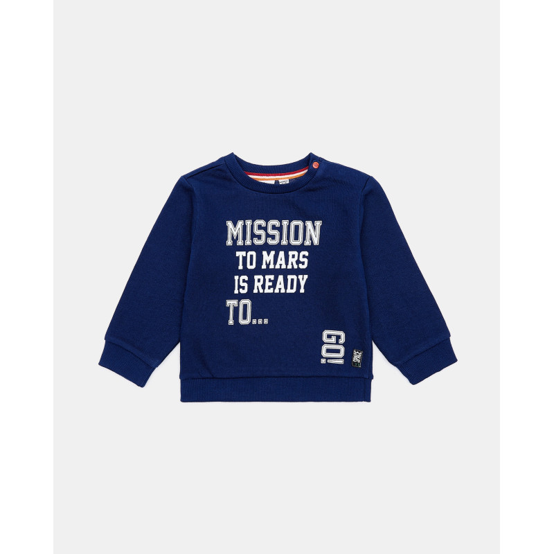BLUKIDS DUKSERICA SWEATSHIRT NAUTICAL BLUE