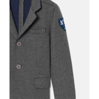 BLUKIDS SAKO JACKET DARK GREY MELANGE