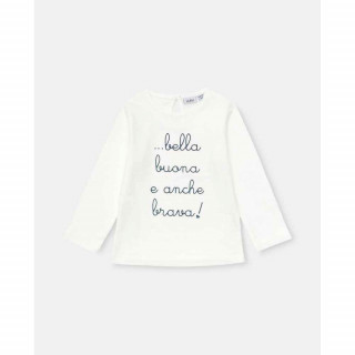 BLUKIDS MAJICA DUG RUKAV TSHIRT BRILLIANT WHITE 