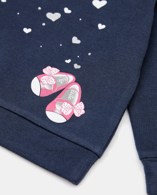 BLUKIDS DUKSERICA SWEATSHIRT MOOD INDIGO