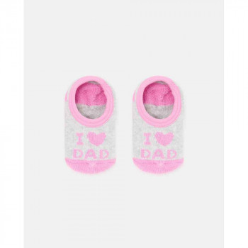 BLUKIDS CARAPE BABY GIRL I LOVE DAD GREY/PINK 