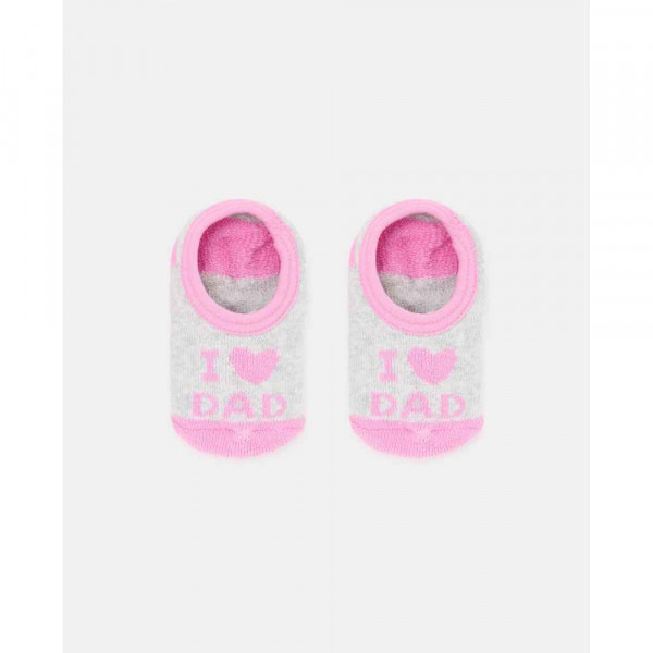 BLUKIDS CARAPE BABY GIRL I LOVE DAD GREY/PINK 