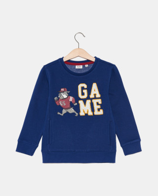 BLUKIDS DUKSERICA FULL ZIP WITH HOOD BLUE DEPTHS 