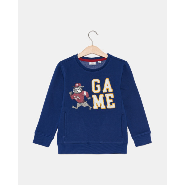 BLUKIDS DUKSERICA FULL ZIP WITH HOOD BLUE DEPTHS 