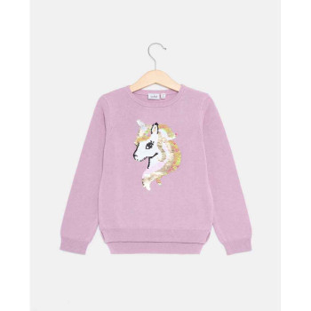 BLUKIDS DZEMPER JUMPER LAVENDER FROST 