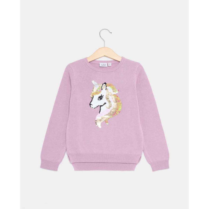 BLUKIDS DZEMPER JUMPER LAVENDER FROST