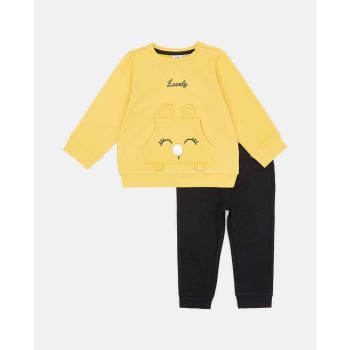 BLUKIDS TRENERKA KOMPLET JOGGING INTERACTIVE YOLK YELLOW 